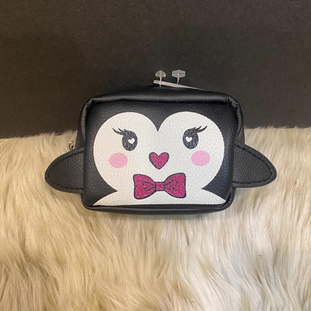 Betsey Johnson Penguin Pill Box and Case